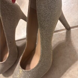 Kelly & Katie Shimmering Gold Heels